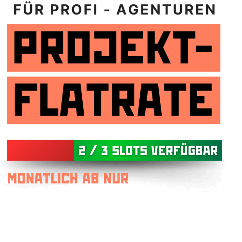 Projektflatrate ab 2499 € Projektflatrate ab 2499 €