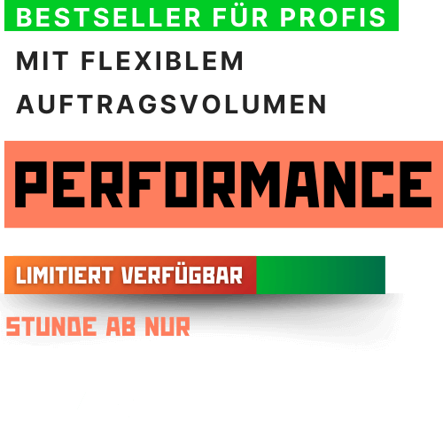 Performance Stundenpreis 69,- Performance Stundenpreis 69,-
